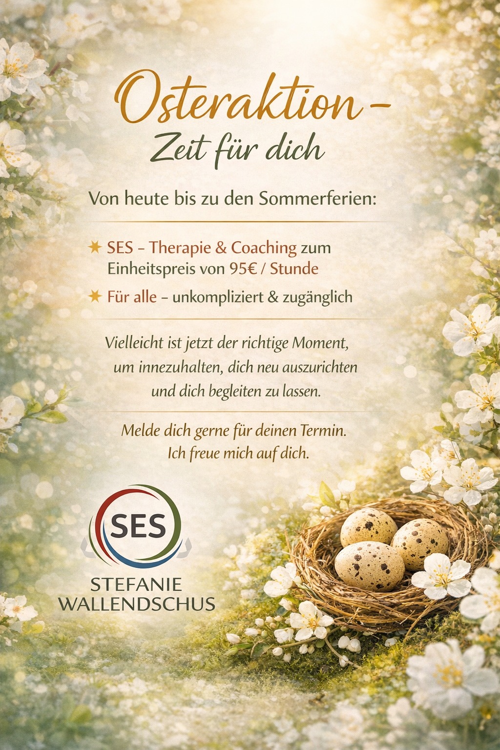 Osteraktion – Zeit für dich