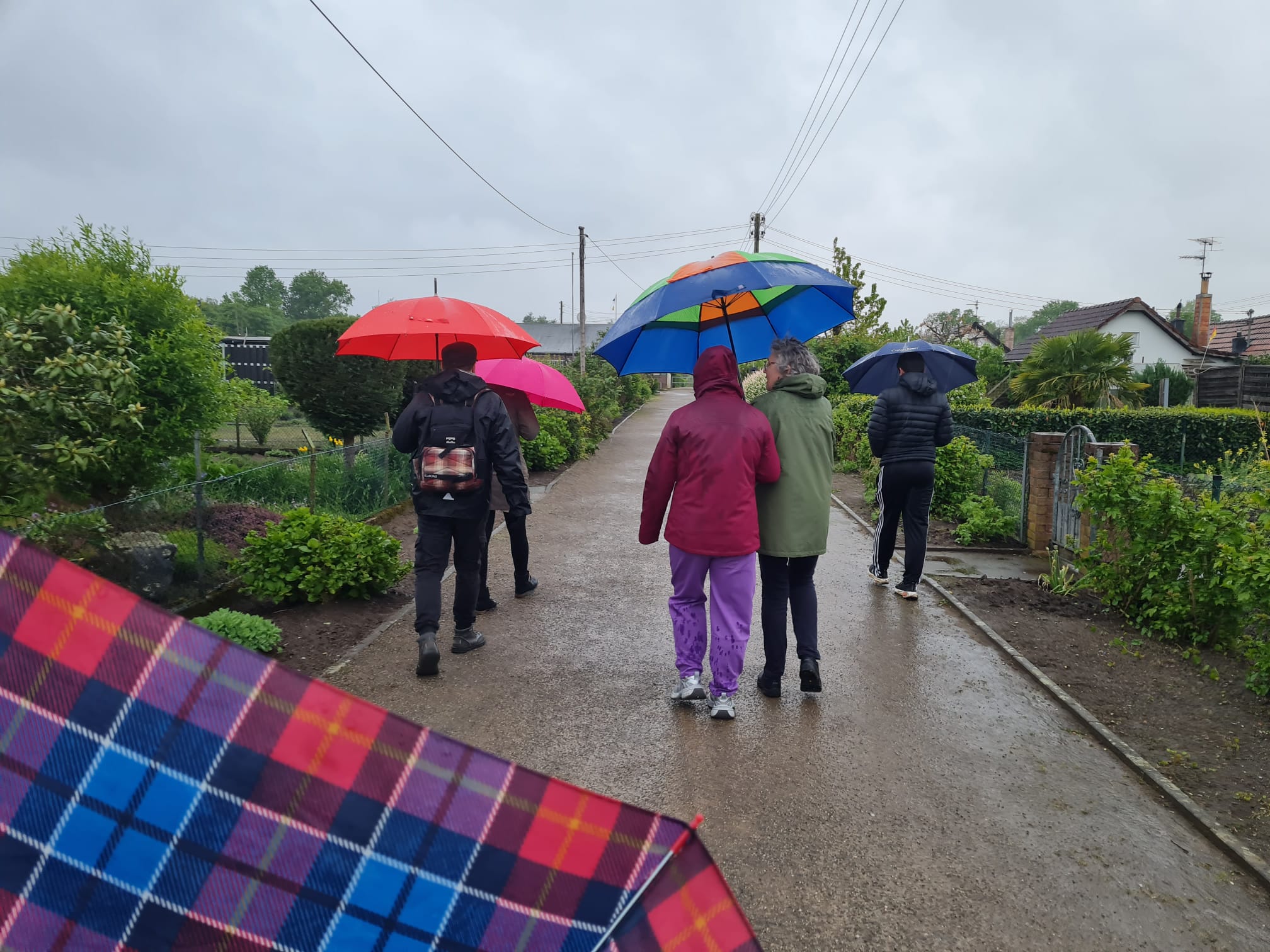 Walk & Talk bei Regen – bunt und fröhlich